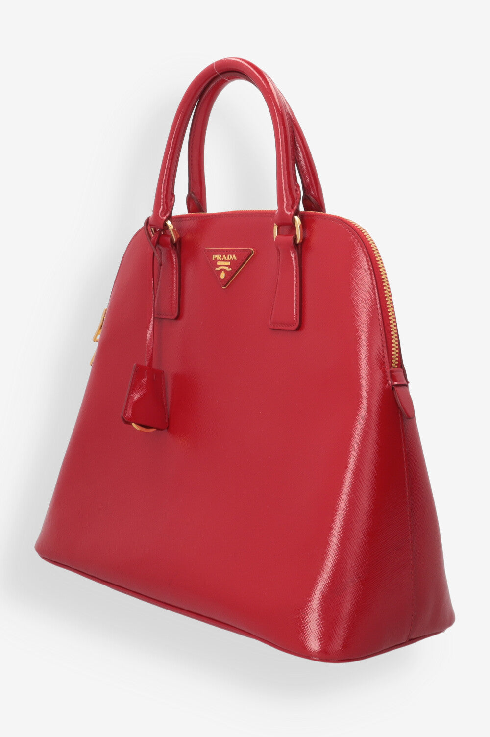 PRADA TAsche rot weniger schatten/ mehr links