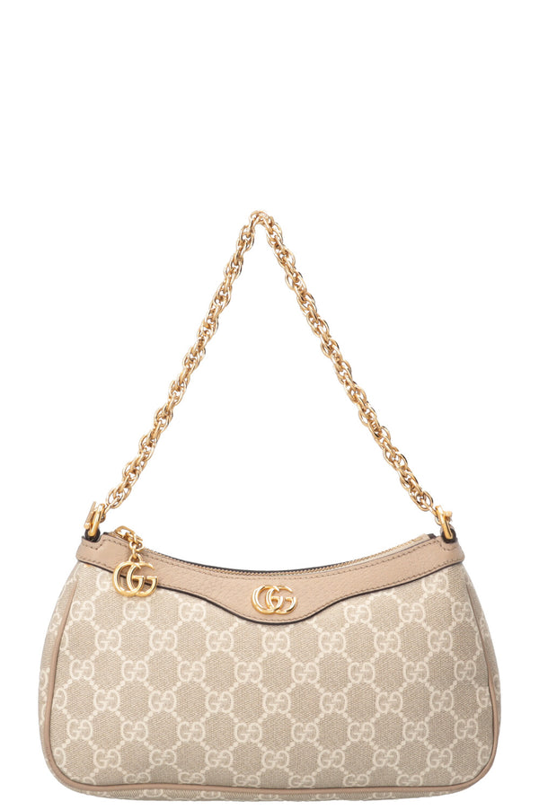 GUCCI Ophidia Shoulder Bag Small Supreme Beige