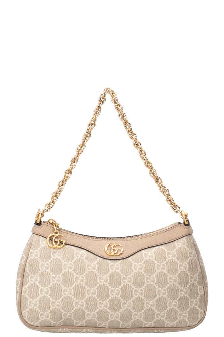 GUCCI Ophidia Shoulder Bag Small Supreme Beige