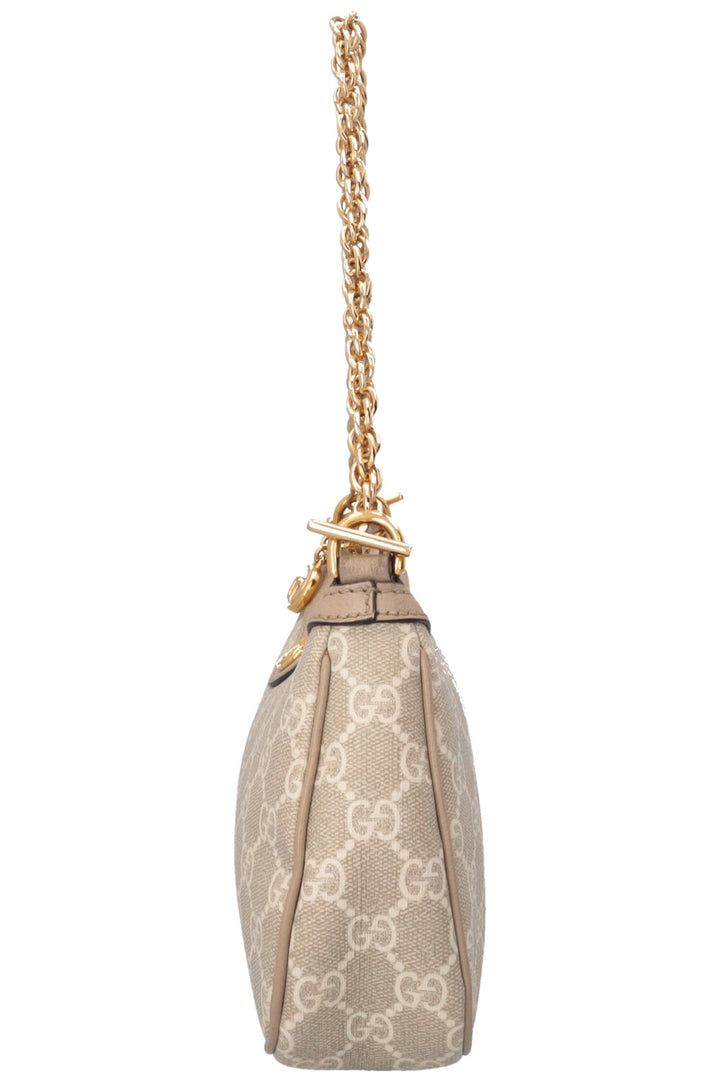 GUCCI Ophidia Shoulder Bag Small Supreme Beige
