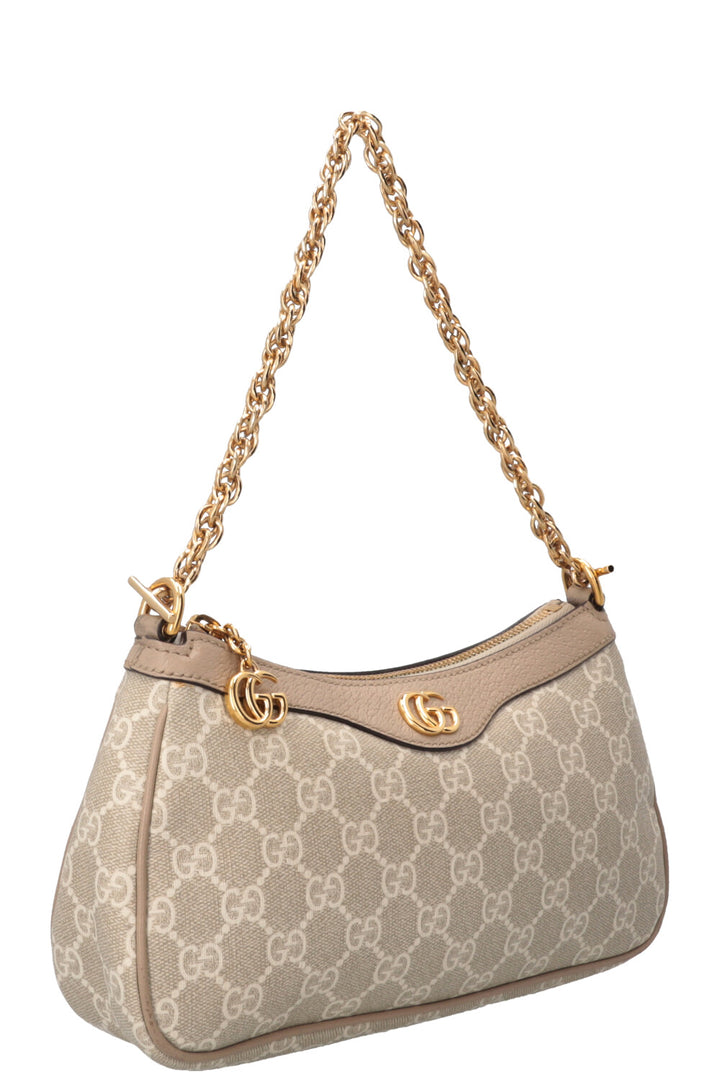 GUCCI Ophidia Shoulder Bag Small Supreme Beige