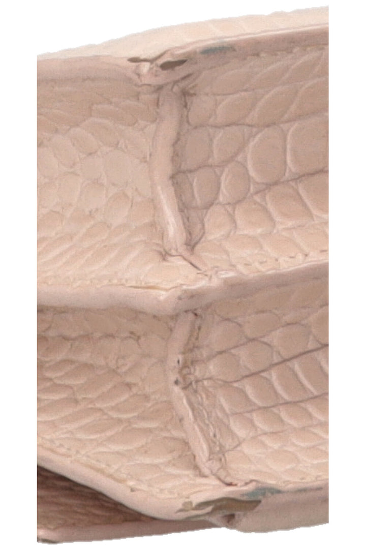 YVES SAINT LAURENT Sunset Bag Croc Embossed Nude