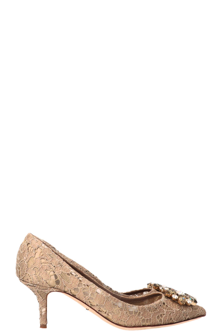 DOLCE&GABBANA Pumps Lace Taupe