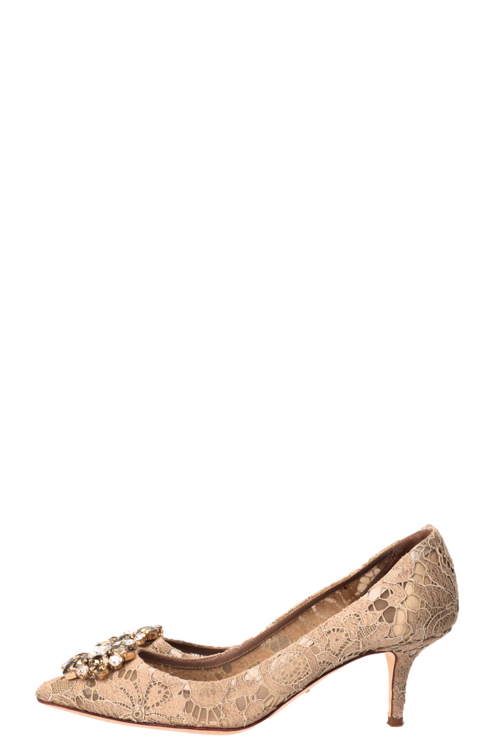 DOLCE&GABBANA Pumps Lace Taupe
