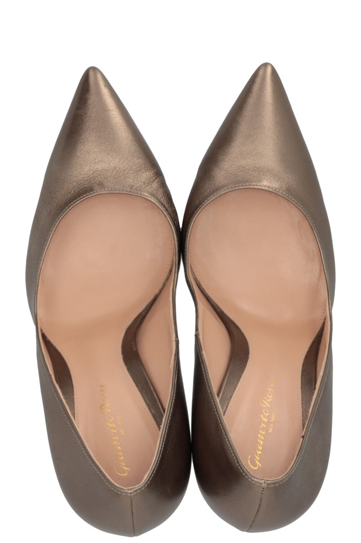 GIANVITO ROSSI Pumps Metallic Bronze