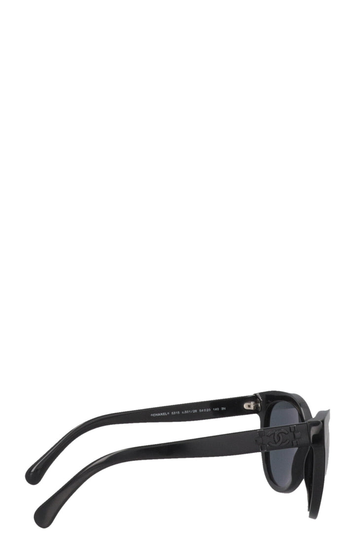 CHANEL Sunglasses Black c.501/26