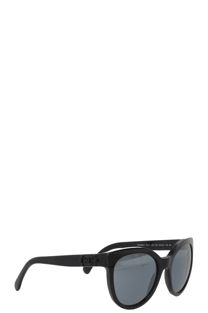 CHANEL Sunglasses Black c.501/26