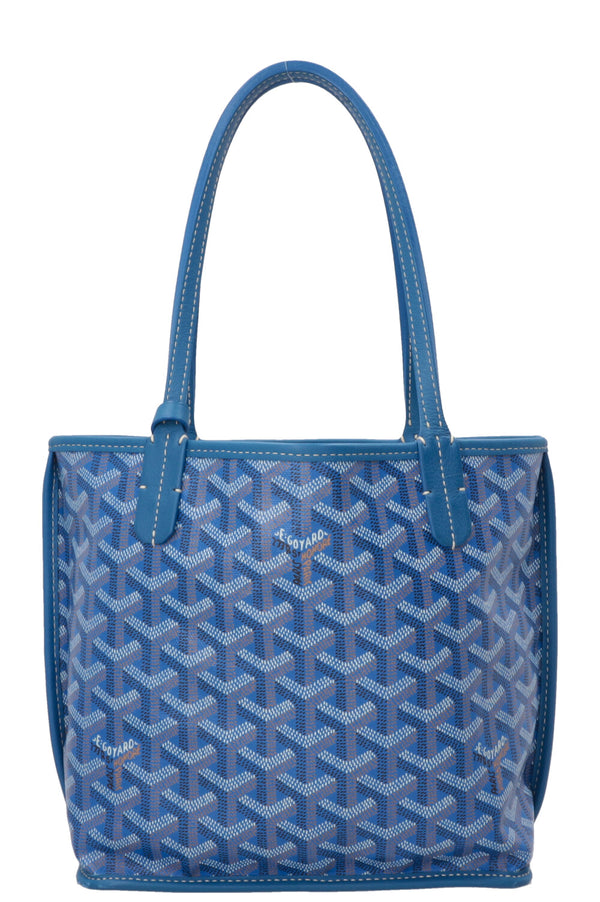GOYARD Anjou Reversible Bag Mini Canvas Bleu Ciel