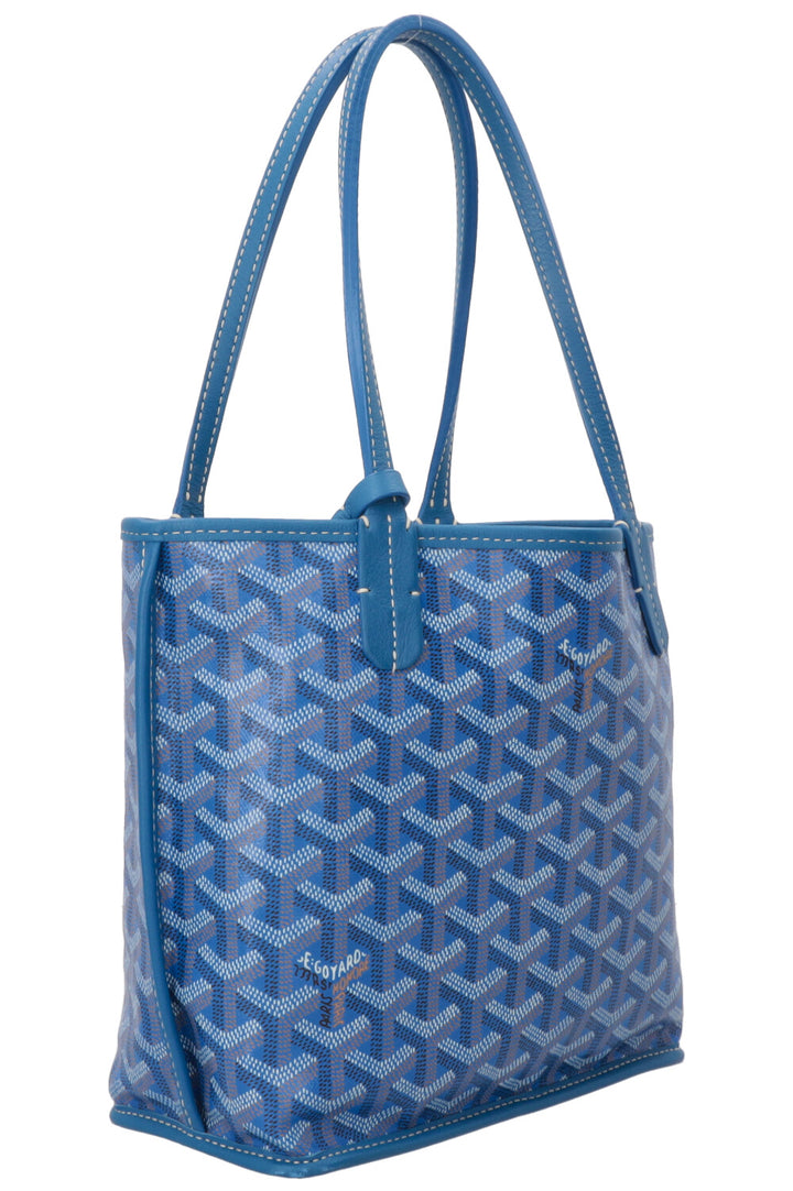 GOYARD Anjou Reversible Bag Mini Canvas Sky Blue