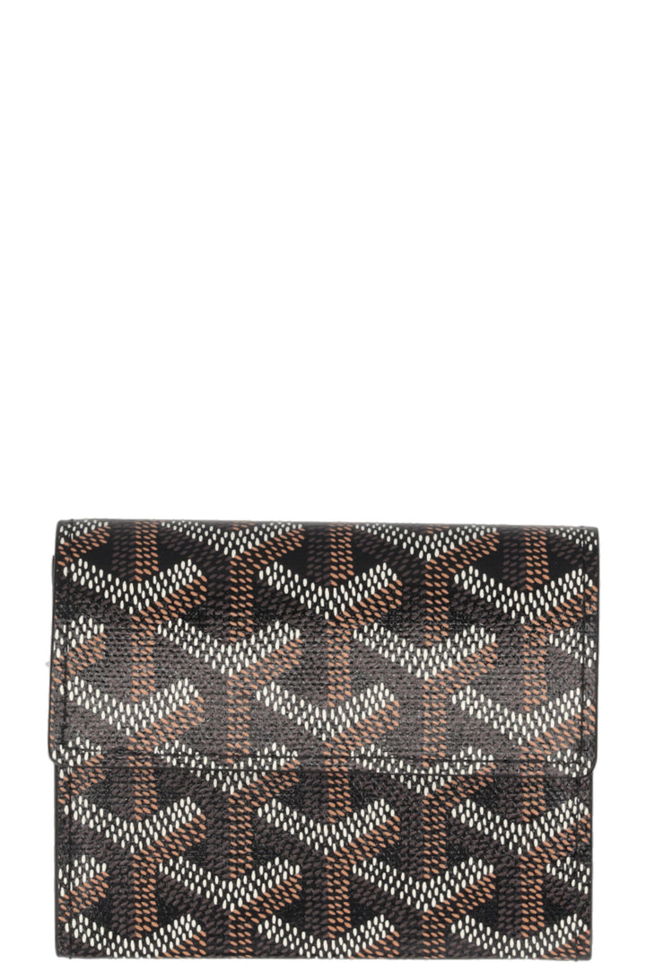 GOYARD Marigny Wallet Goyardine Canvas Black