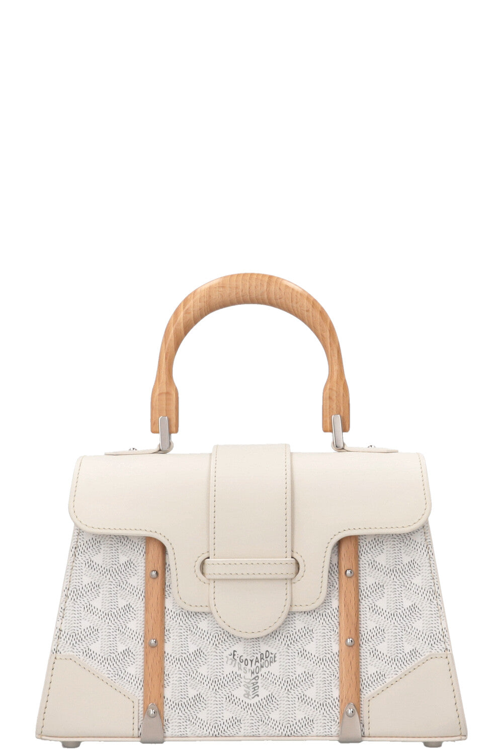 GOYARD Mini Saigon Bag White