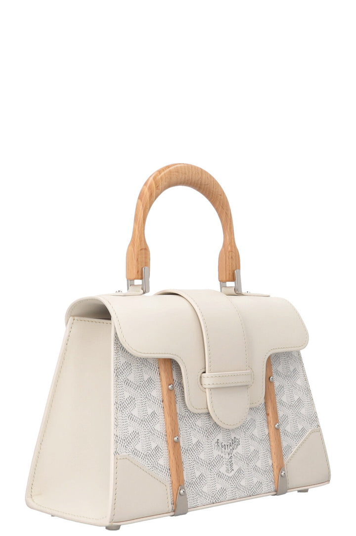 GOYARD Mini Saigon Bag White