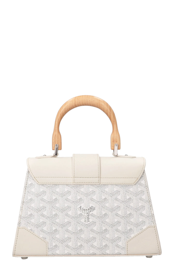 GOYARD Mini Saigon Bag White