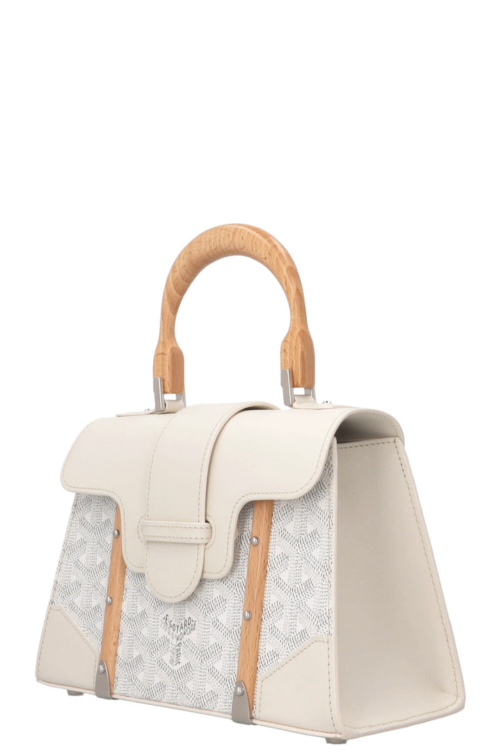 GOYARD Mini Saigon Bag White