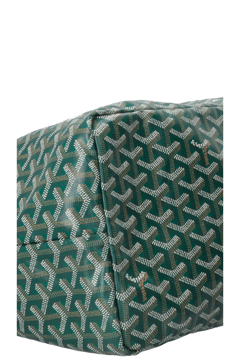 GOYARD Saint Louis GM Goyardine Canvas Green