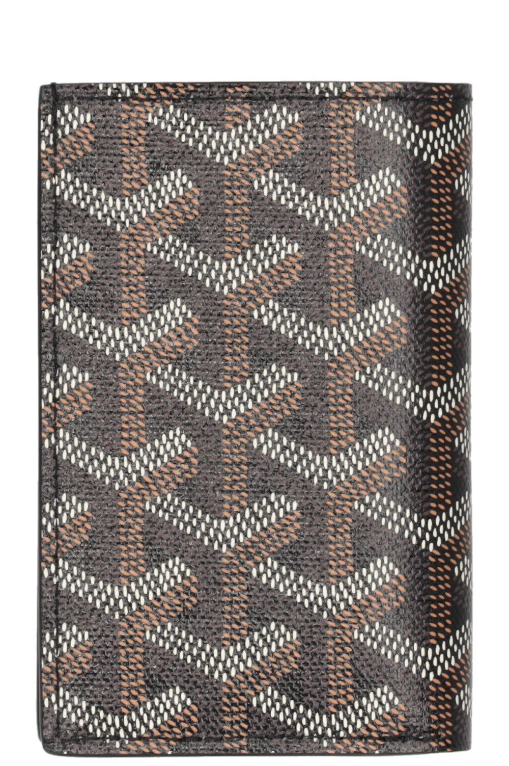 GOYARD Saint Pierre Card Wallet Goyardine Canvas Black