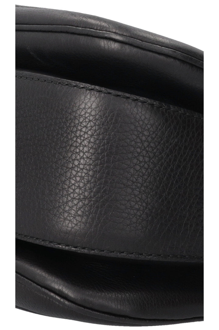 Sac GUCCI 1947 en néoprène avec anse en bambou et motif GG noir