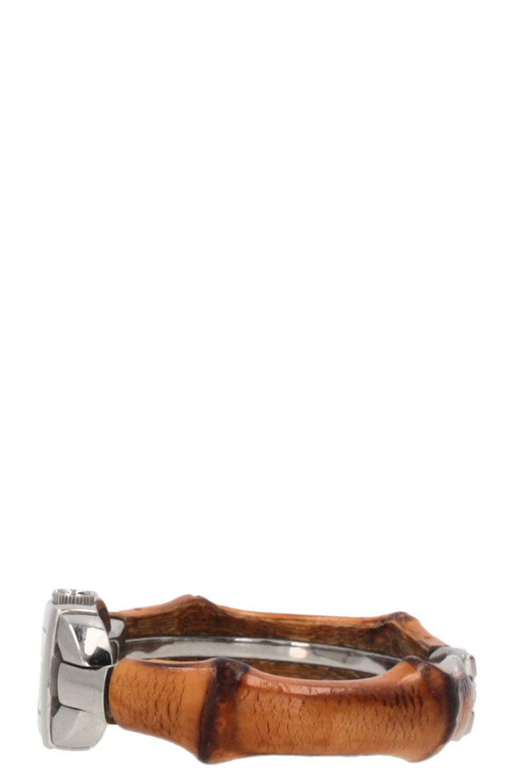 GUCCI 6800L Bamboo Watch Steel Silver