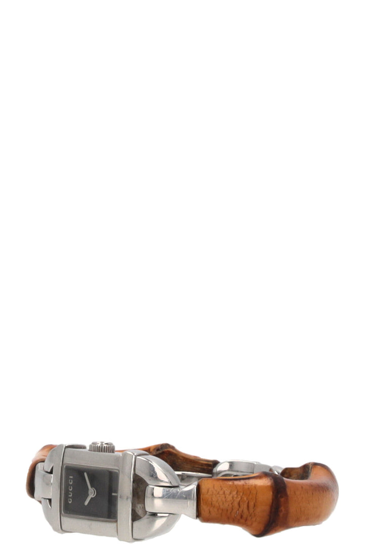 GUCCI 6800L Bamboo Watch Steel Silver