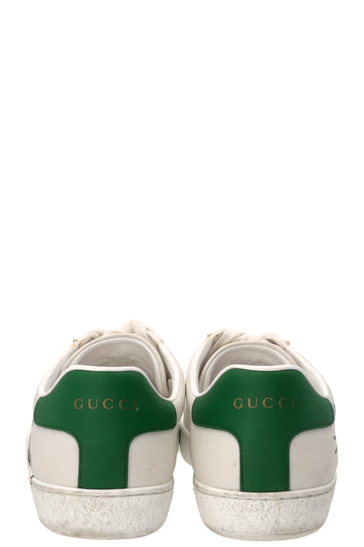 GUCCI Ace Kitten Logo Sneakers White