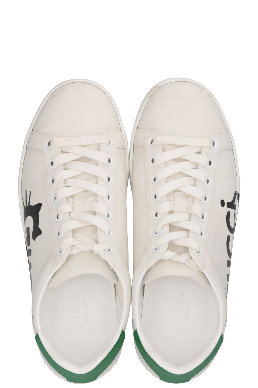 GUCCI Ace Kitten Logo Sneakers White