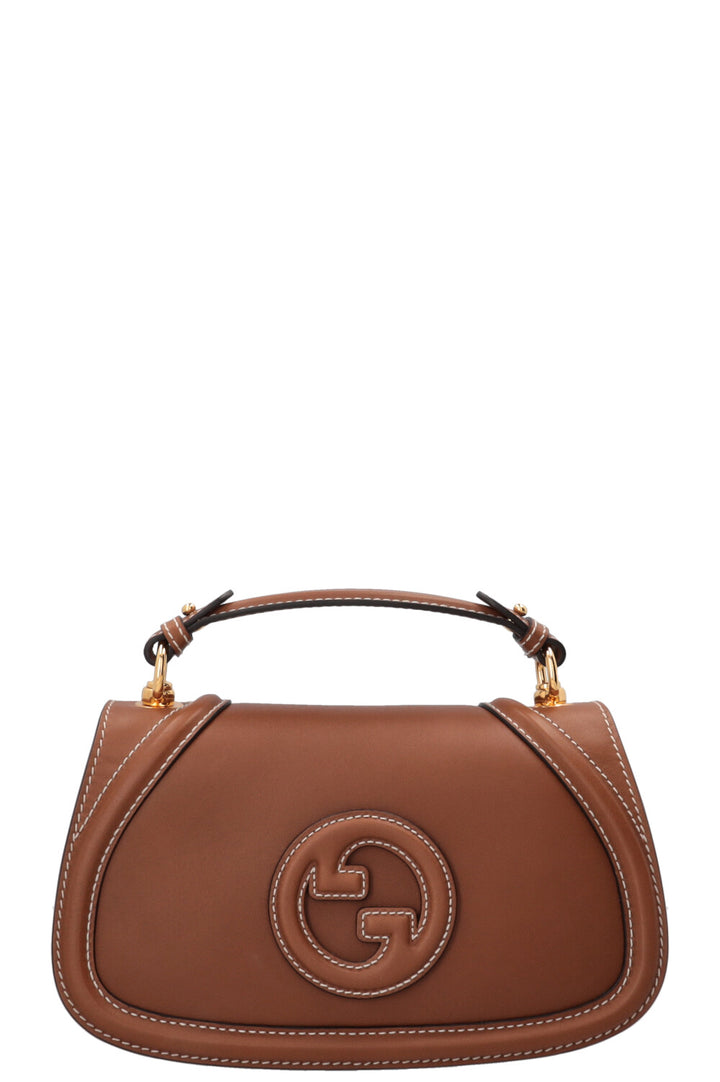 GUCCI Blondie Bag Leather Brown