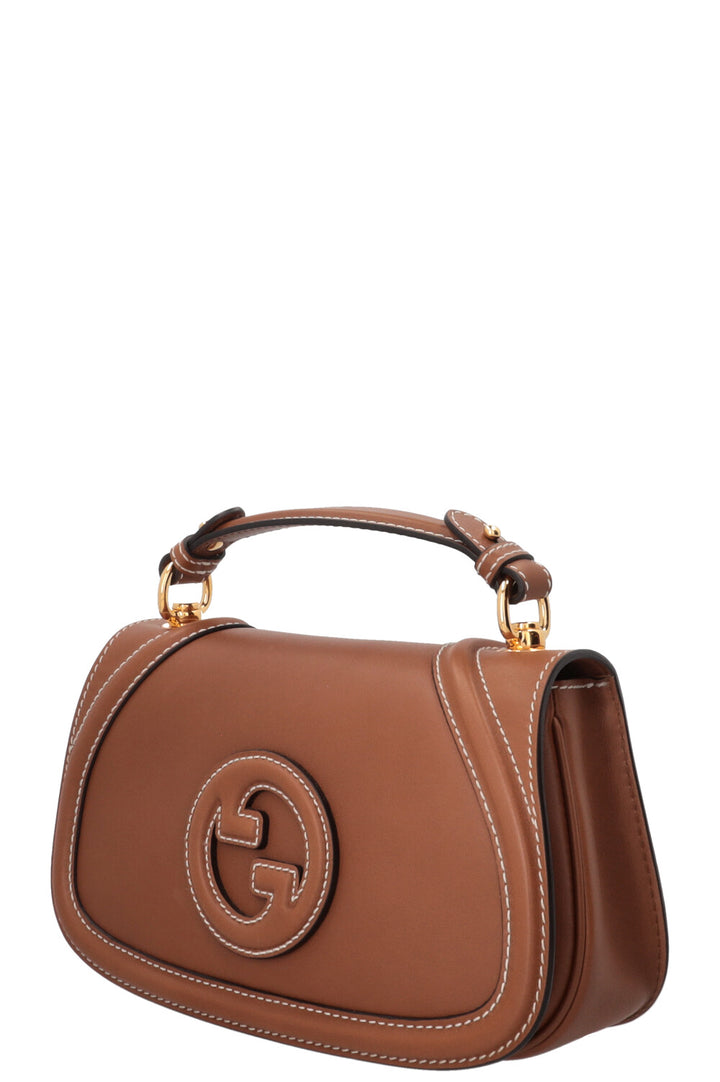 GUCCI Blondie Bag Leather Brown