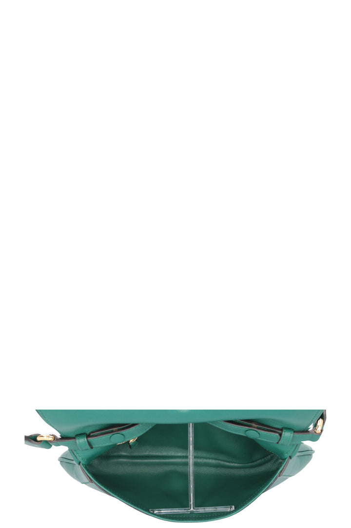 GUCCI Blondie Shoulder Bag Calfskin Green