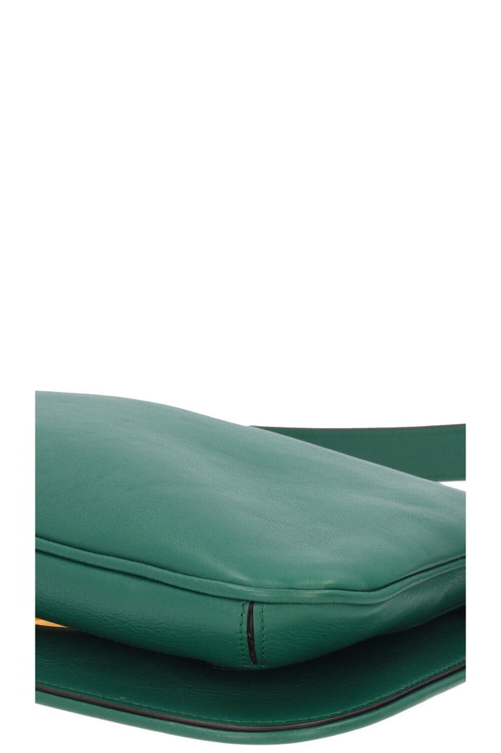 GUCCI Blondie Shoulder Bag Calfskin Green
