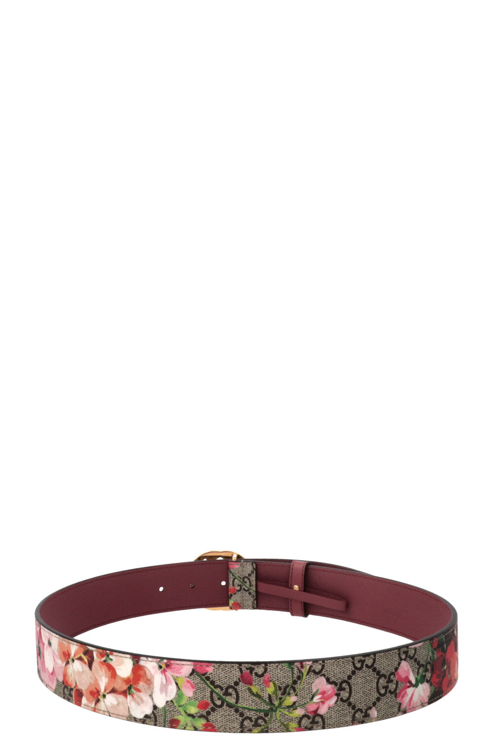 GUCCI Bloom Print GG Belt Multicolor