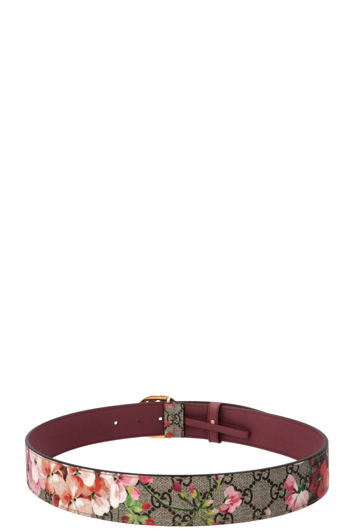 GUCCI Bloom Print GG Belt Multicolor