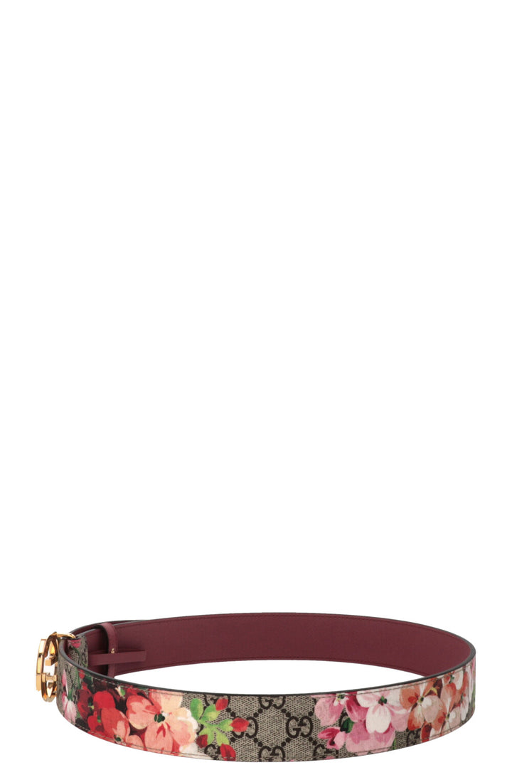 GUCCI Bloom Print GG Belt Multicolor