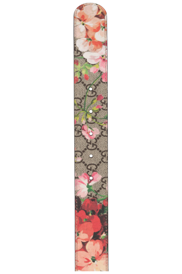 GUCCI Bloom Print GG Belt Multicolor