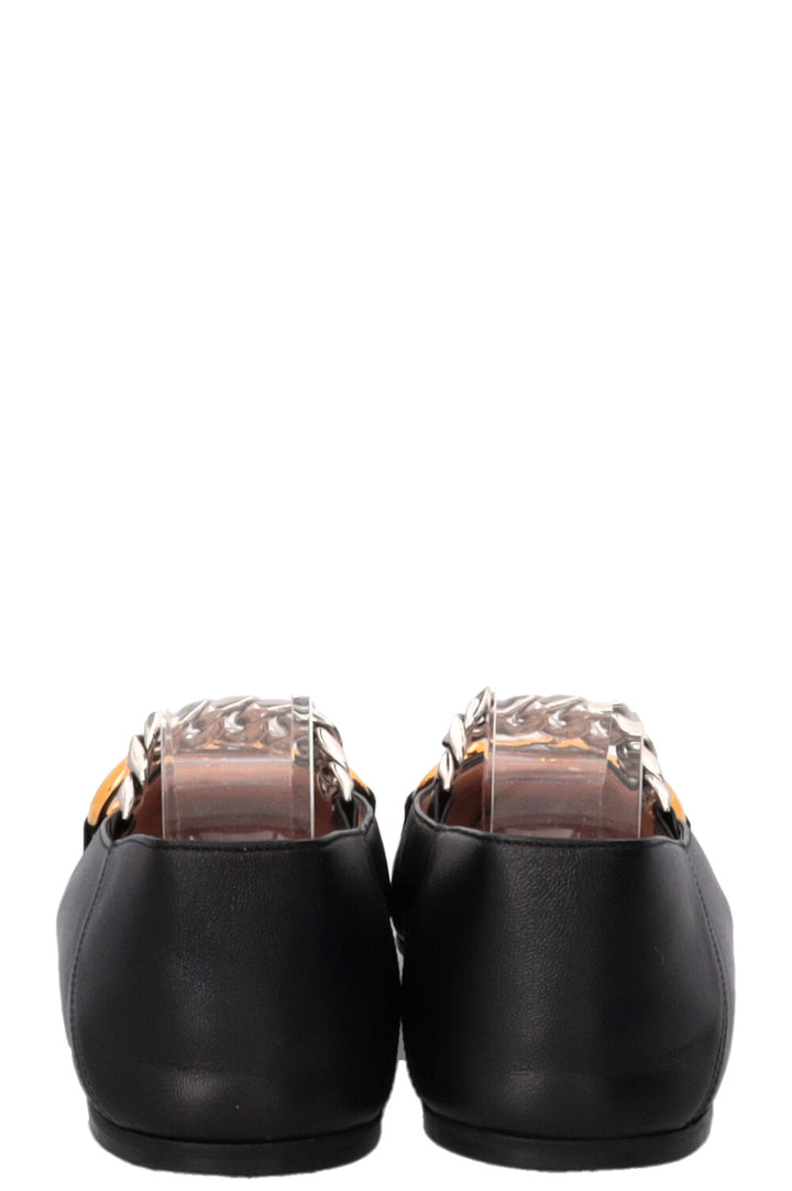 GUCCI Chain Horsebit Mary Jane Leather Black
