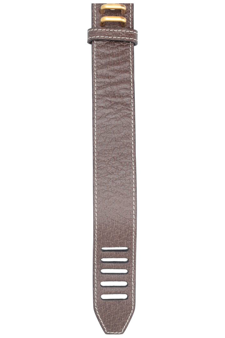 GUCCI Constance Padlock Watch Bracelet Strap Brown