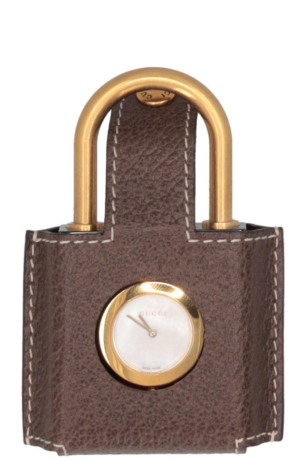 Montre Cadenas GUCCI Constance Lock Marron