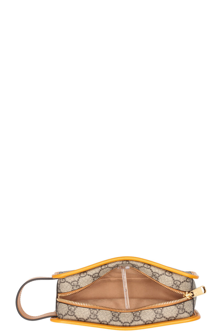 GUCCI Cosmetic Pouch Canvas GG Supreme