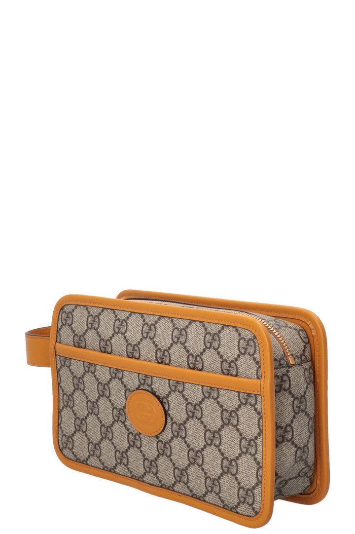 GUCCI Cosmetic Pouch Canvas GG Supreme