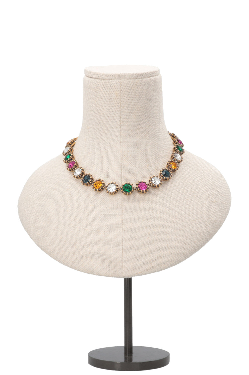 GUCCI Crystal Necklace Multicolor