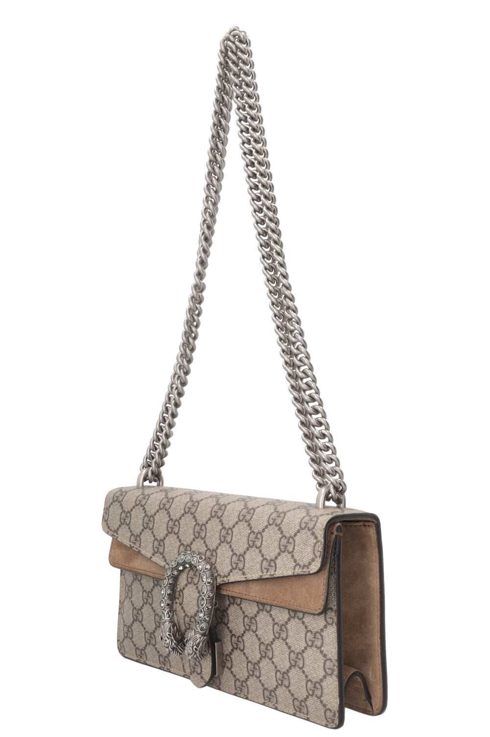 GUCCI Dionysus Bag Small Supreme Canvas Beige