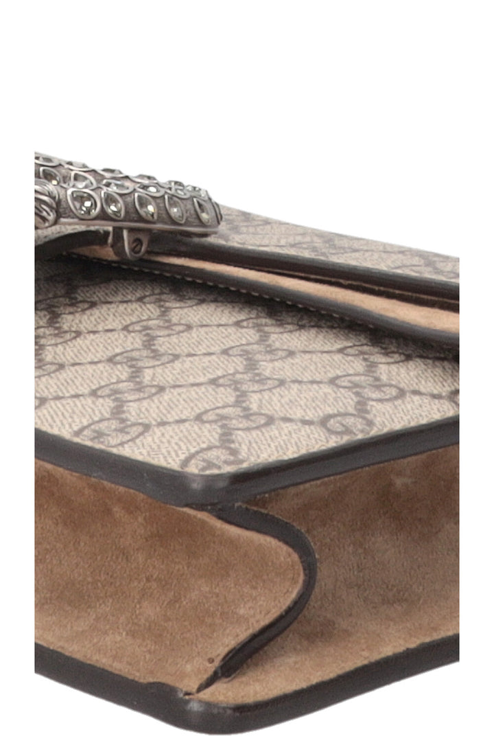 GUCCI Dionysus Bag Small Supreme Canvas Beige