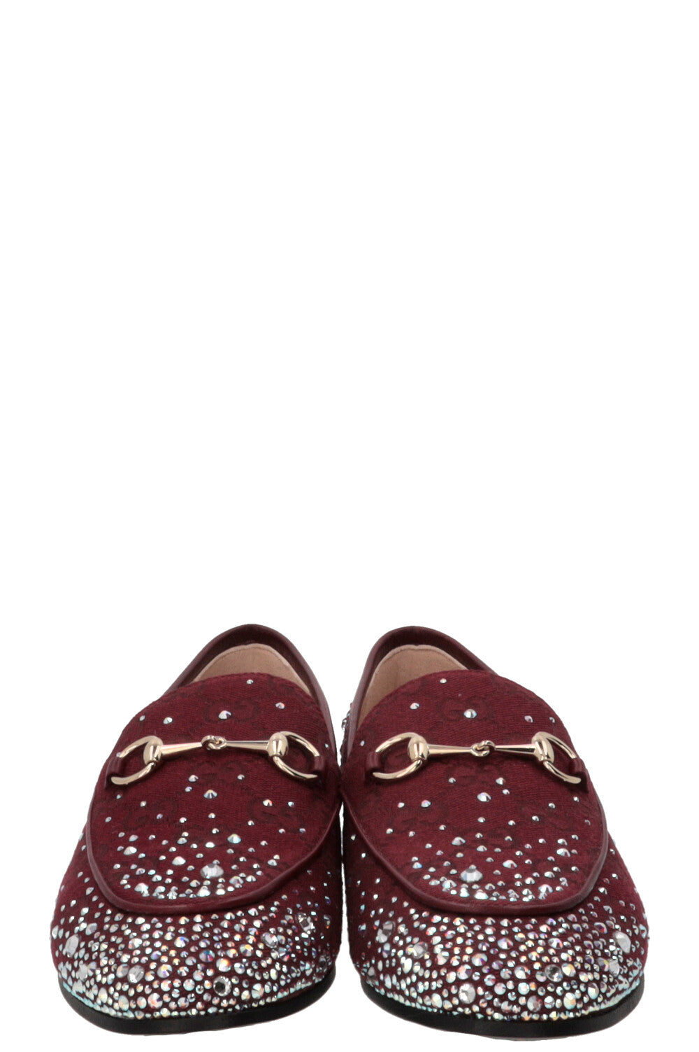 GUCCI GG Crystal Jordaan Canvas Bordeaux