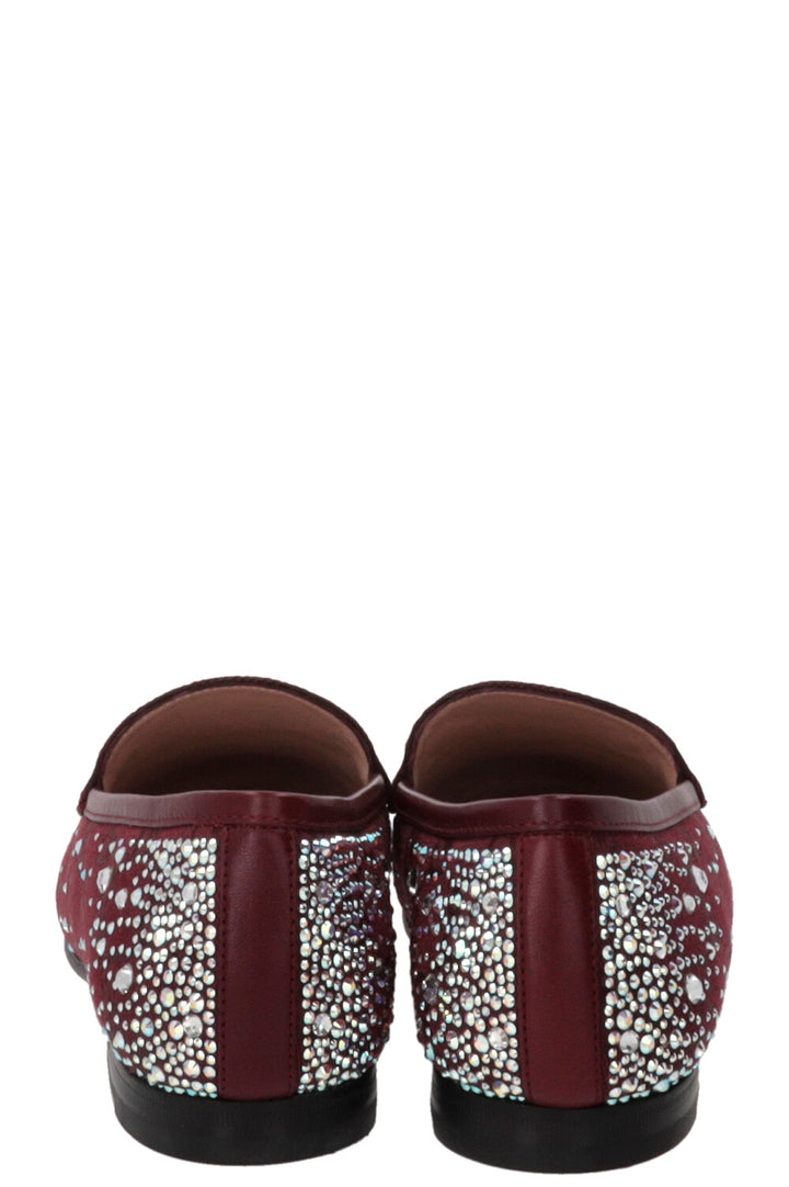 GUCCI GG Crystal Jordaan Canvas Bordeaux