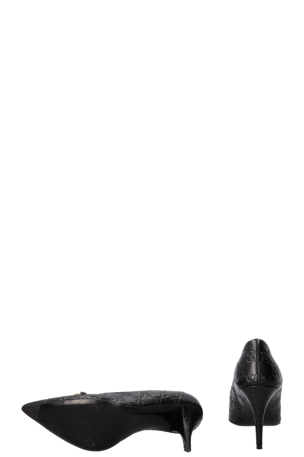 GUCCI GG Erin Pumps Leather Black