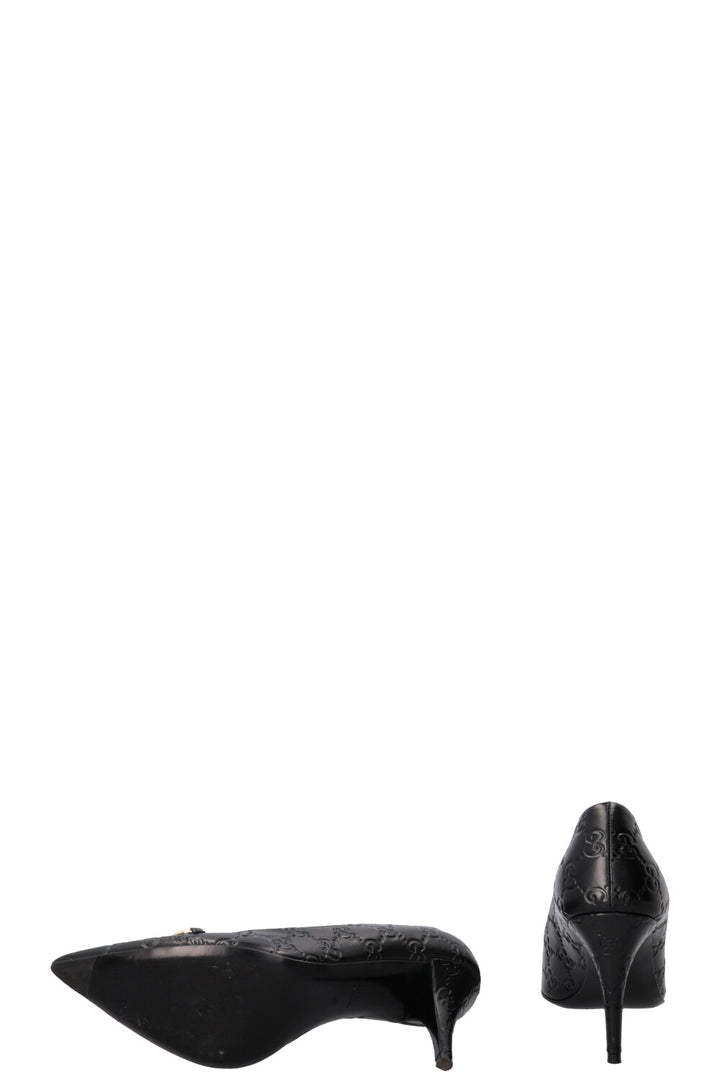 GUCCI GG Erin Pumps Leather Black