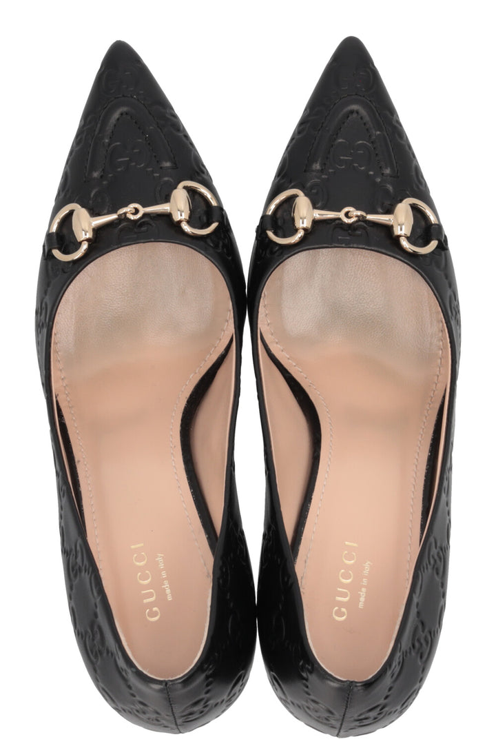 GUCCI GG Erin Pumps Leather Black