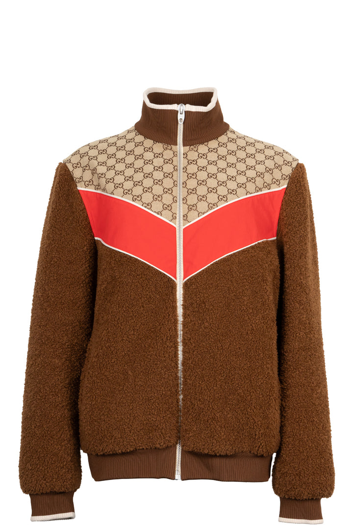 Veste polaire GUCCI GG marron
