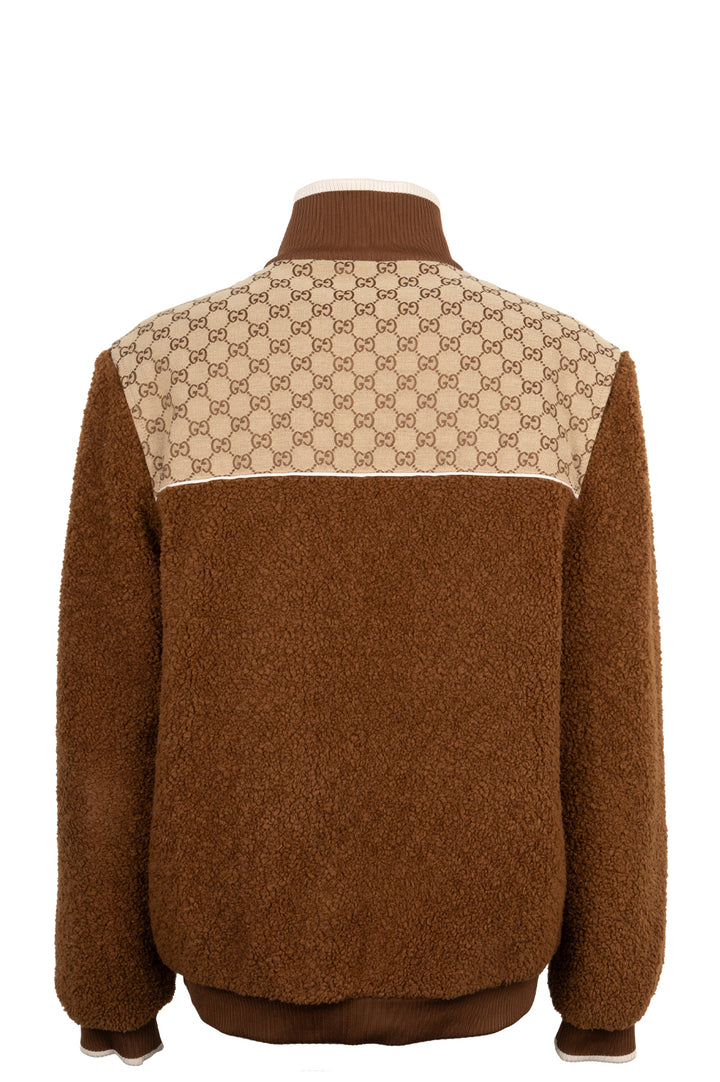 Veste polaire GUCCI GG marron