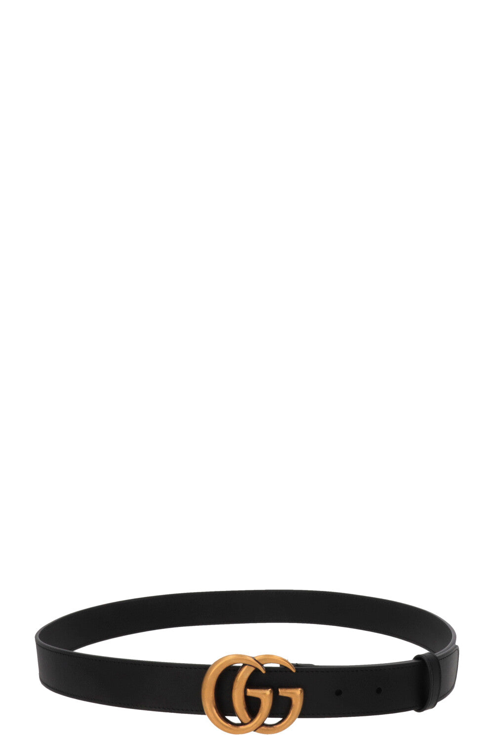 GUCCI GG Marmont Gürtel Leder Schwarz
