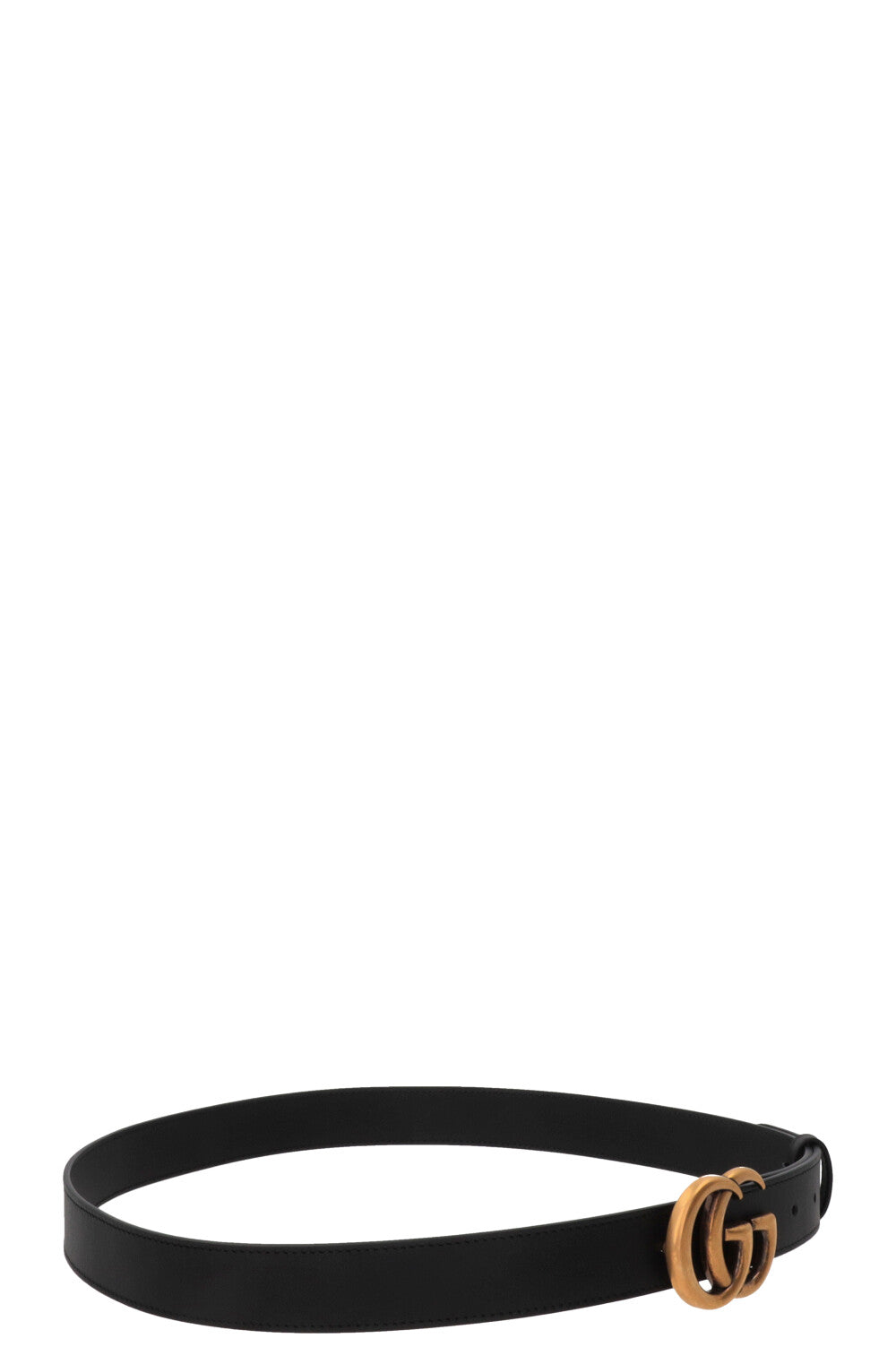 GUCCI GG Marmont Gürtel Leder Schwarz